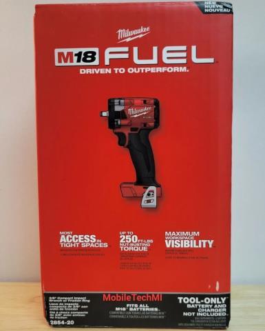 Compact impact wrench 3/8