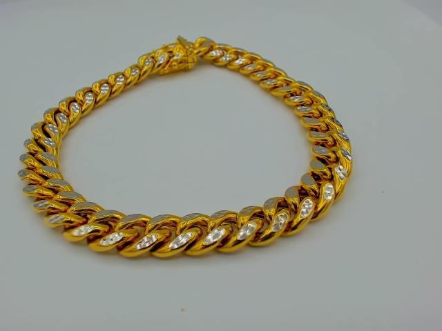 BRACELET CUBAN EN OR 10KT