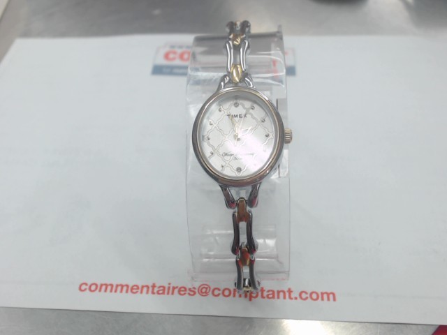 Montre pour femme blanc et or