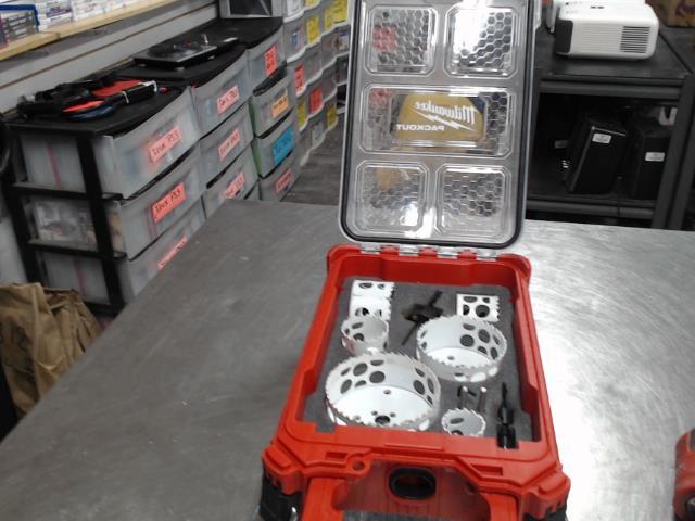 Kit holesaw dans case packout