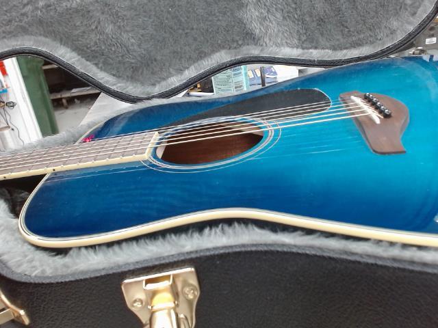 Guitare sunset blue avec case et acc