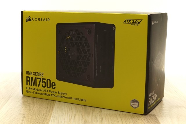 Power supply corsair rm750e in box seal