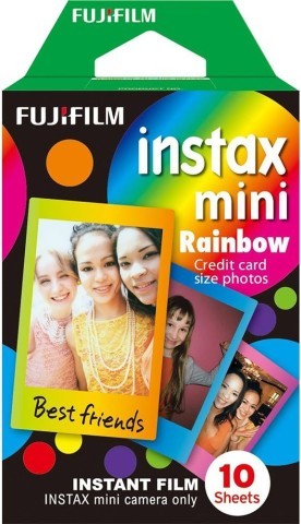 Fujifilm instant mini film rainbow