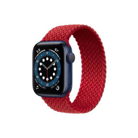 Apple watch serie 6 44mm red strap