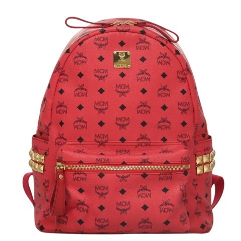 Sac a dos rouge mcm