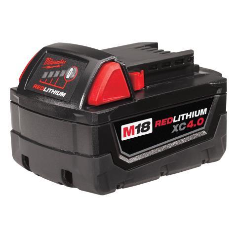 Milwaukee m18 red lithium xc4.0ah