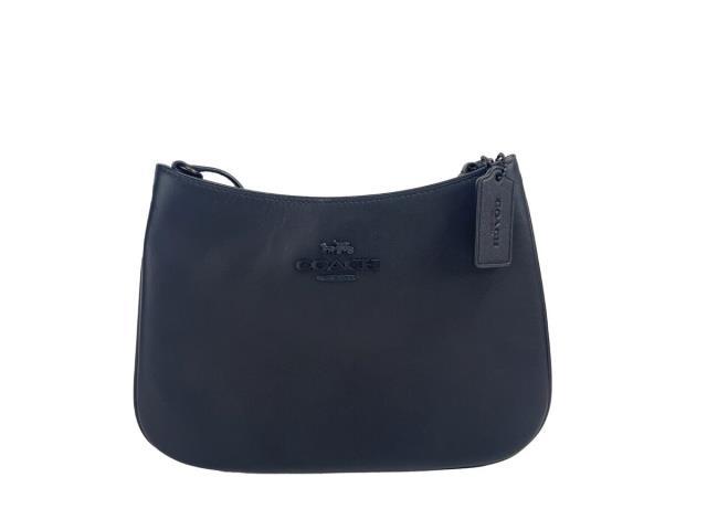 Ji blk leather penelope handbag black