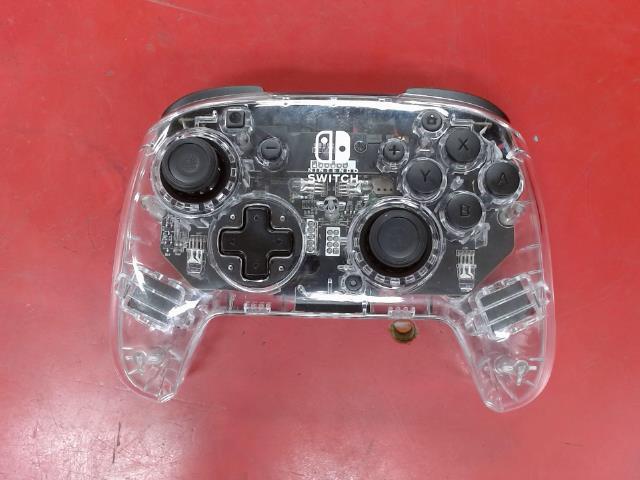 Manette switch transparente