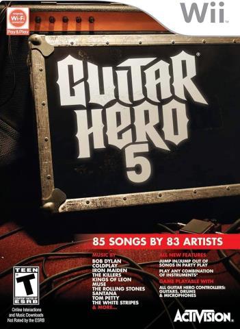 Guitar hero 5 wii