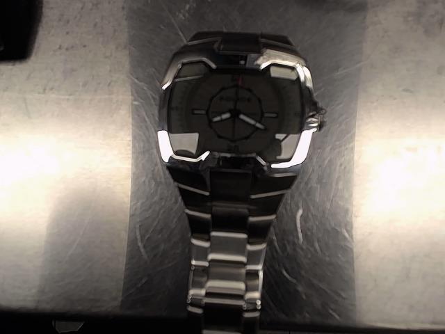 Montre police carre full silver