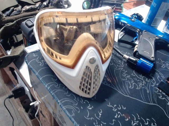 Paintball mask white