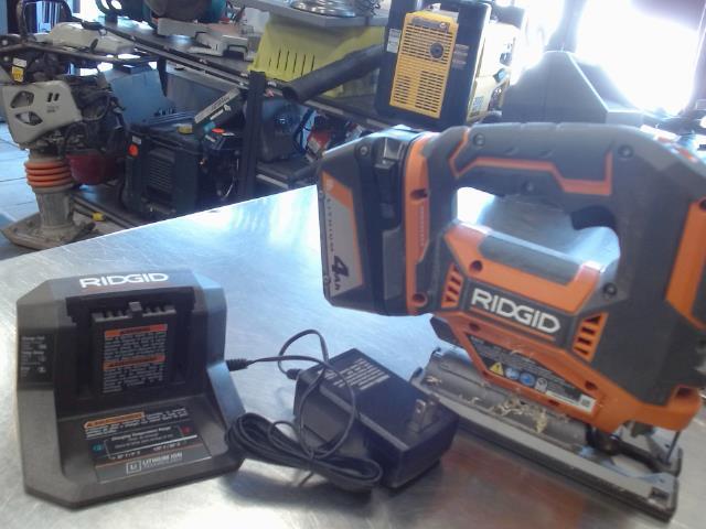 Scie sauteuse+bat+charge ridgid