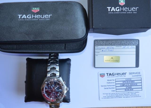 Montre tag heuer dans boite cj1112