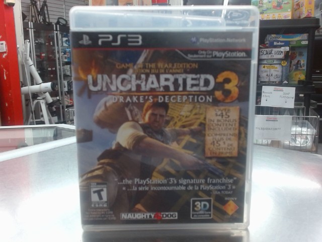 Uncharted 3 drake's deception goty