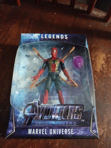 Jouet de spiderman avengers union legend