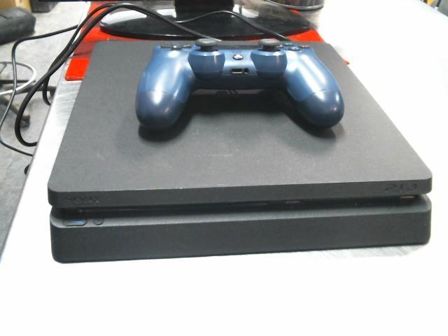 Ps4 slim avec fils et manette bleue