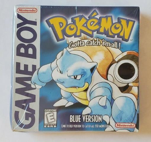 Pokemon blue version in box