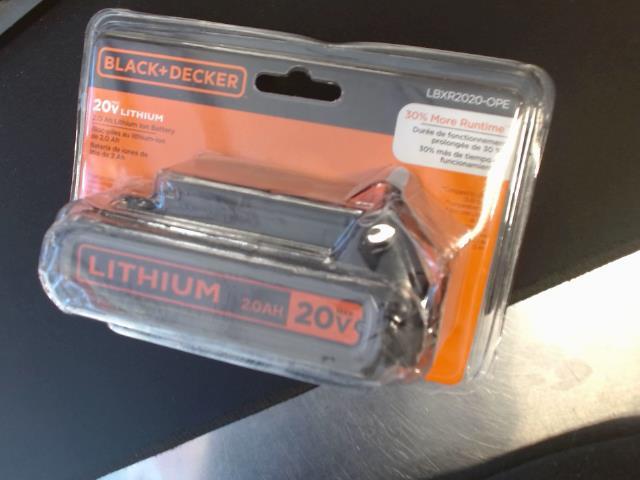 Batterie black+decker used