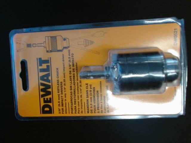 Dewalt keyless chuck for impact drivers