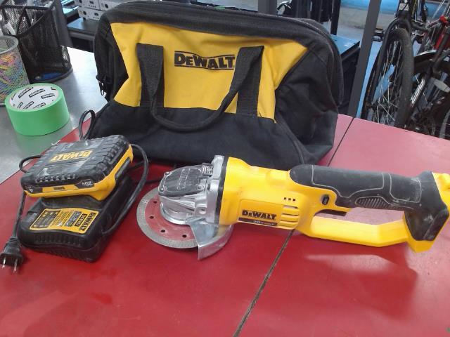 Grinder dewalt 20v+batt+chargeur