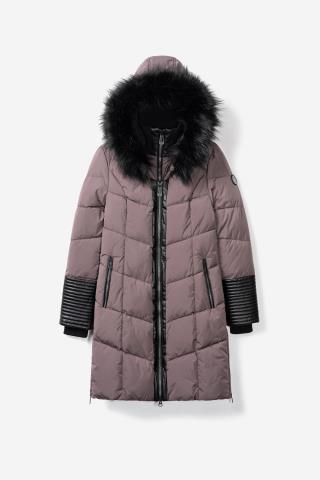 Coleur plum/500 size small winter coat