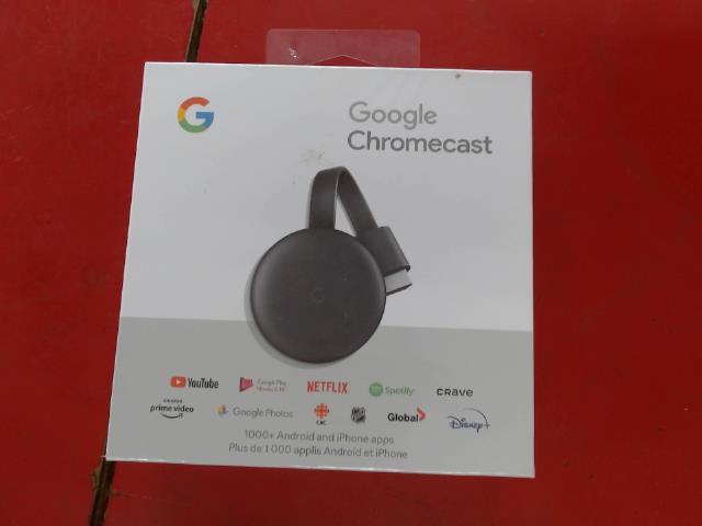 Chromecast 3ieme gen en boite