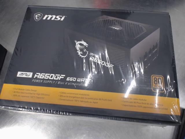 Power supply msi 650w *scell*