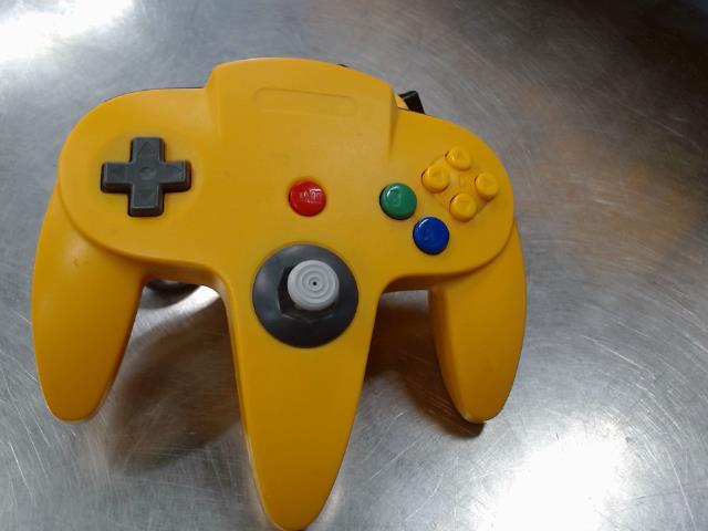 Nintendo 64 manette jaune non officiel