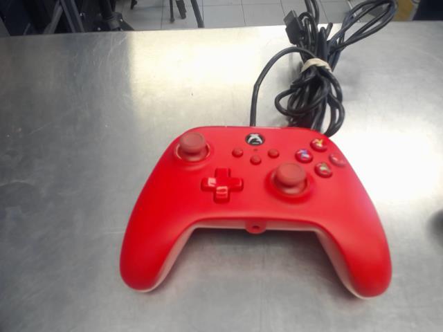 Manette filaire xbox one rouge