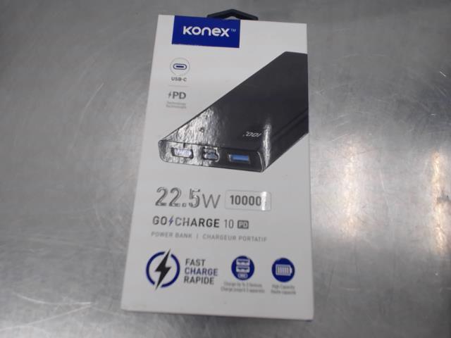 Powerbank konex 10000mah neuf en boite