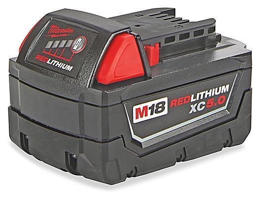 M18 red lithium batterie xc5.0