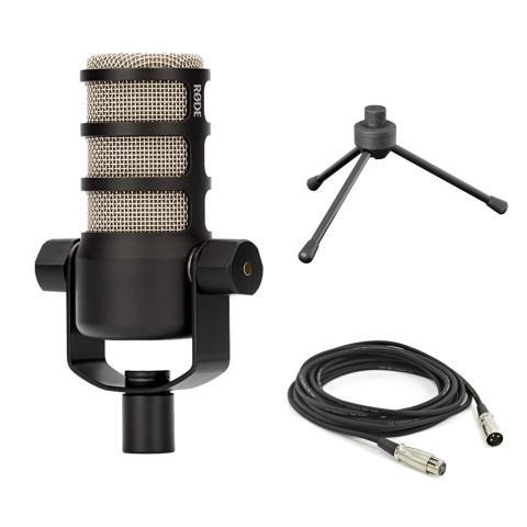 Rode podmic dynamic microphone xlr+stand