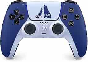 Manette ps5 editon god of war bleu