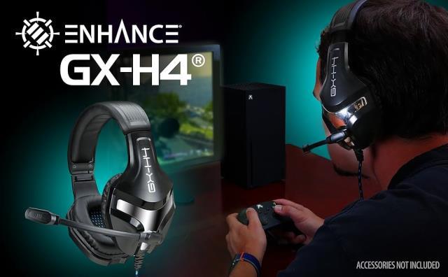 Gaming headset noir et bleu