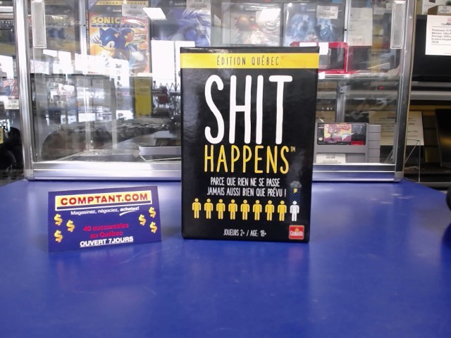 Jeu de societe shit happens edition qc