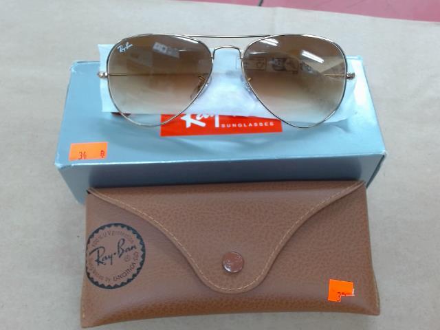 Lunette soleil aviator dore unisex neuf