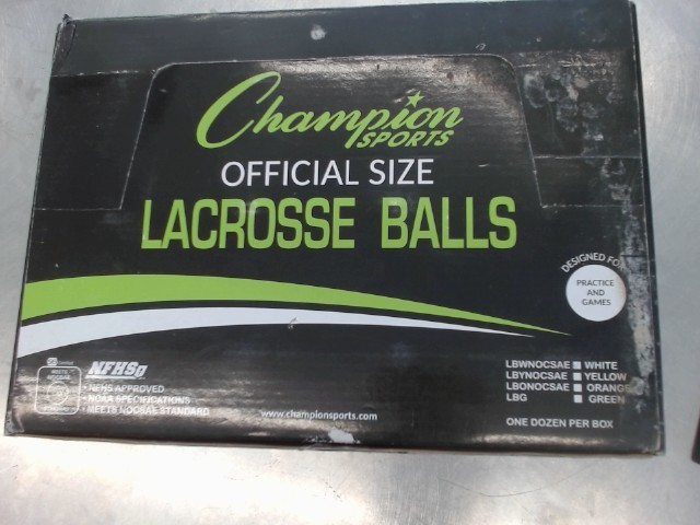 Balle lacrosse set de 12 balles