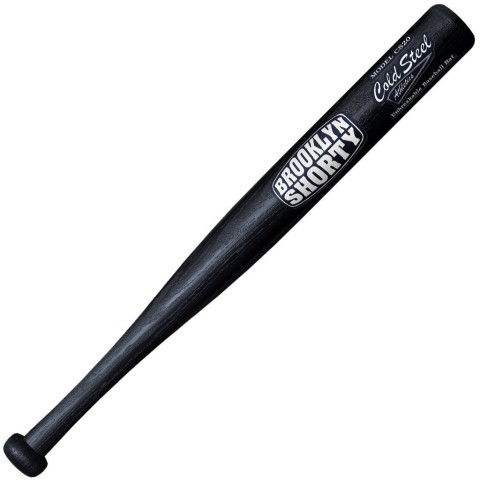 Baton de baseball en metal poignee noir