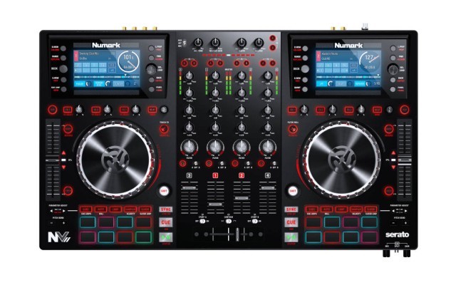 Dual display digital dj controller