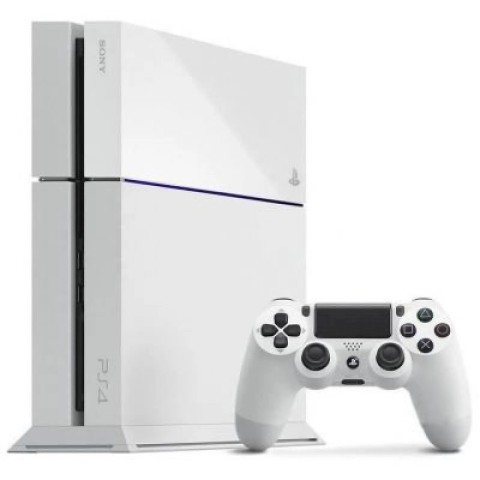 Ps4 blanche avec manette et fil