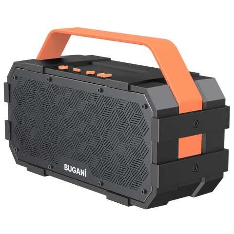 Speaker pugani m90 orange et noir