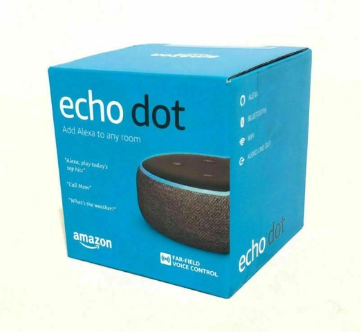 Amazon echodot dans boite