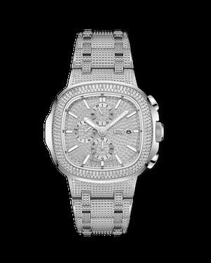 Montre jbw argent avec diamand