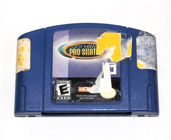 Tony hawk pro skater nin64 casette bleu