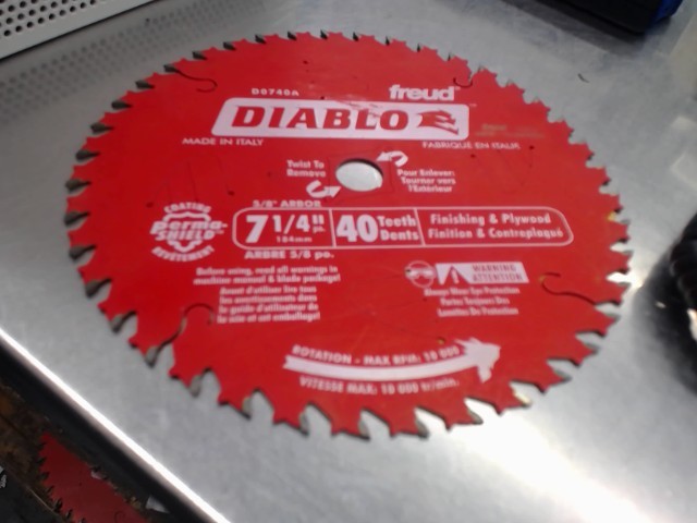 Lame circulaire diablo d0740a