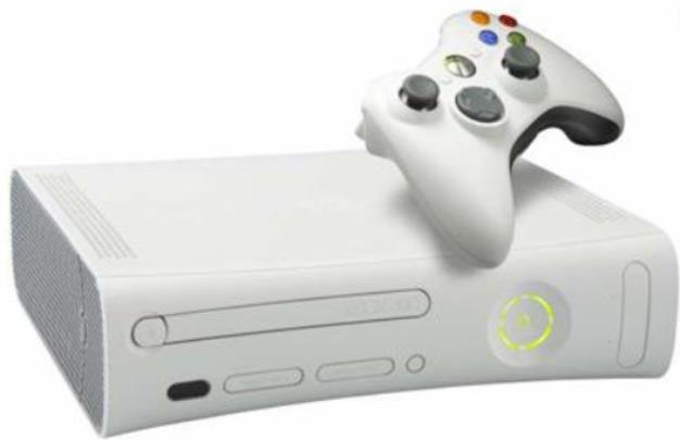 Console xbox 360 blanche+manette+power