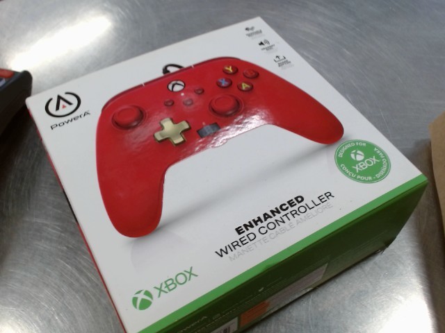 Mannette xbox one non officiel rouge