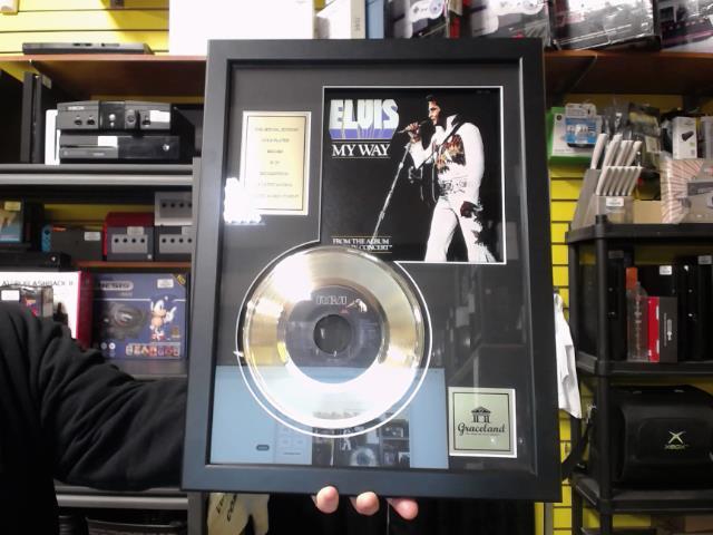 Cadre elvis avec certificat authenticite