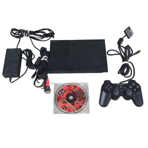 Ps2 slim avec manette et fils