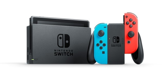 Nintendo switch avec doc et fil